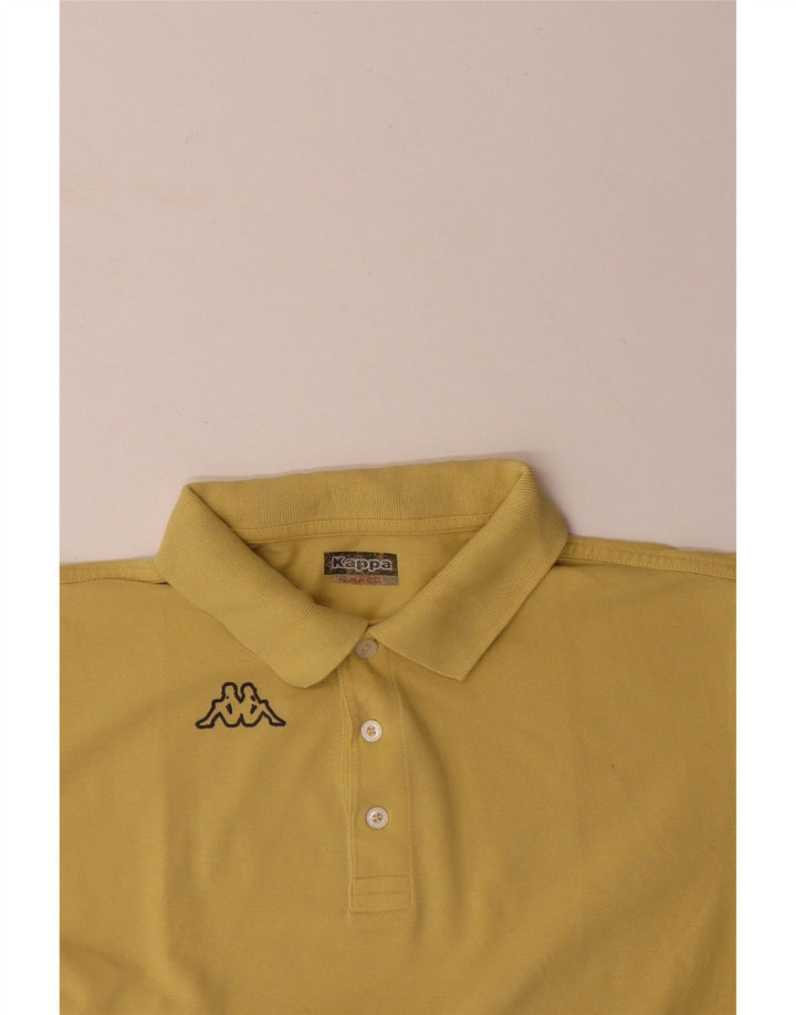 Cămașă polo pentru bărbați KAPPA, galben mare