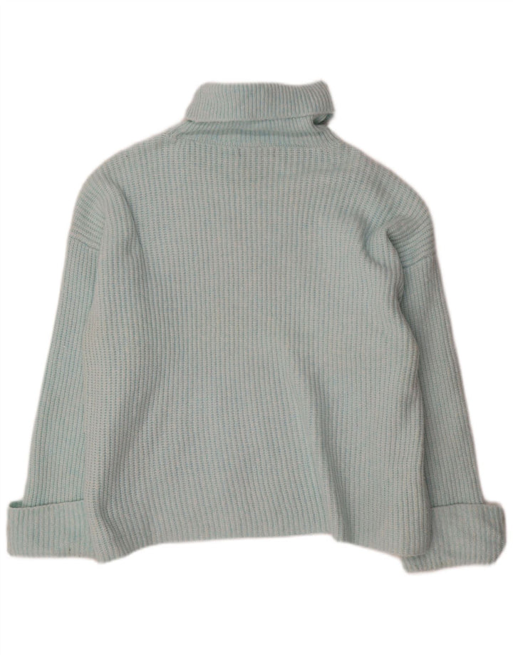 Marks & Spencer Pulover oversized cu gât rulat pentru femei UK 16 Large Blue