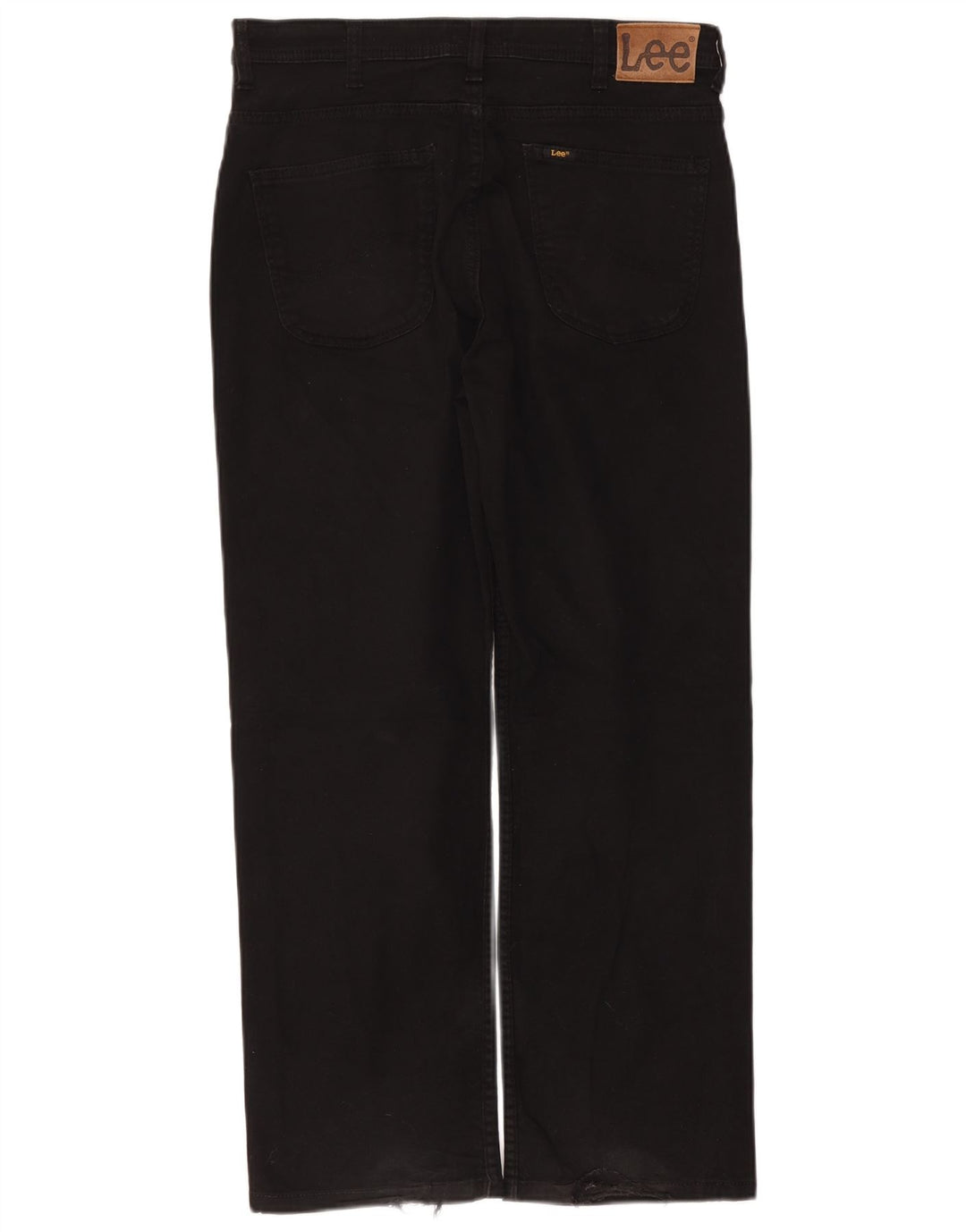 Blugi Lee Brooklyn Straight pentru bărbați W34 L29, bumbac negru
