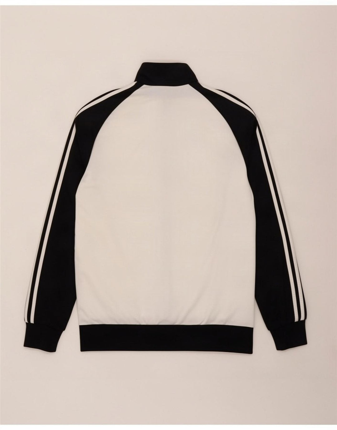 Jachetă de trening pentru bărbați Adidas UK 34/36 Small White Colorblock