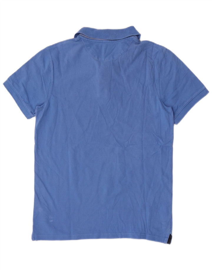 Tricou polo Timberland Slim Fit pentru bărbați, bumbac albastru mediu