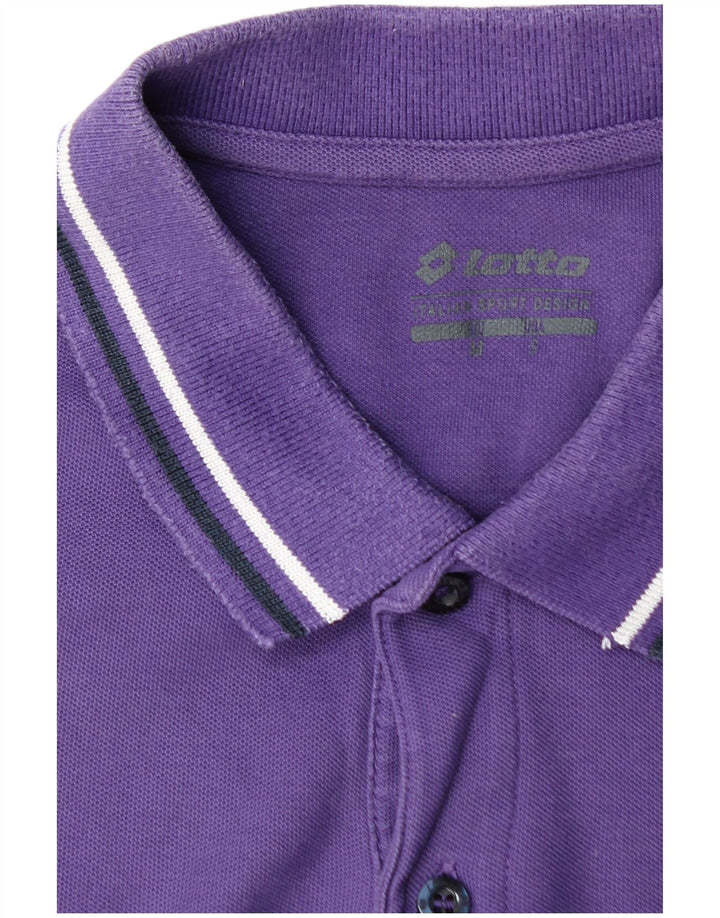 Tricou polo pentru bărbați LOTTO Mic Violet