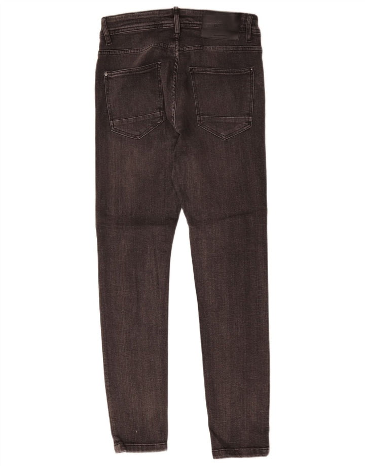 Blugi slim pentru bărbați Zara EU 40 Medium W31 L28 Bumbac gri