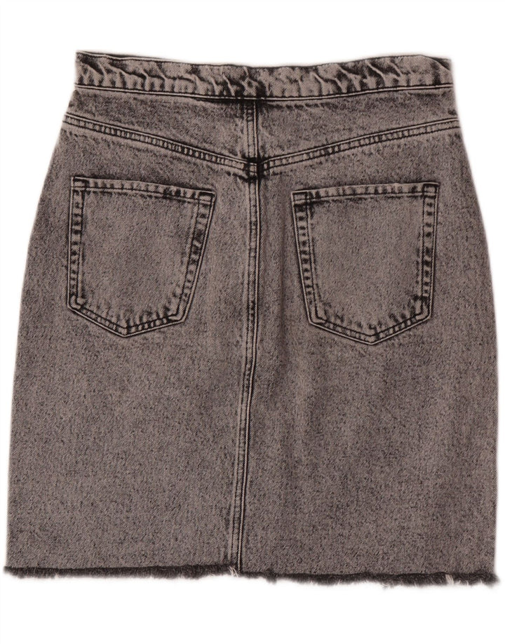 Fusta de blugi pentru femei Zara mare W30 gri
