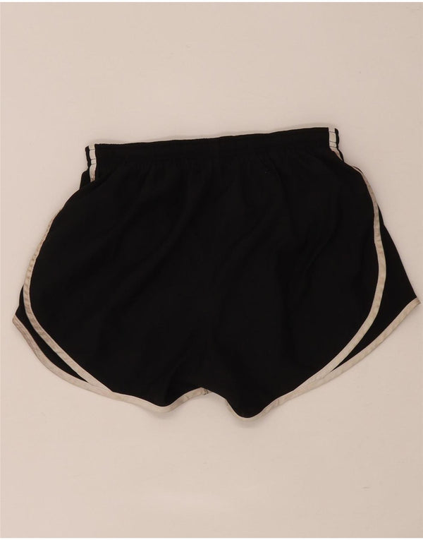 Pantaloni scurți sport Nike Dri Fit pentru femei UK 10, poliester negru mic