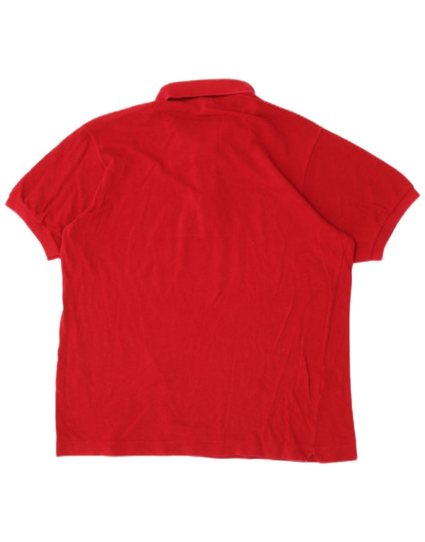 Tricou polo pentru bărbați Lacoste Mărimea 6 XL Bumbac roșu