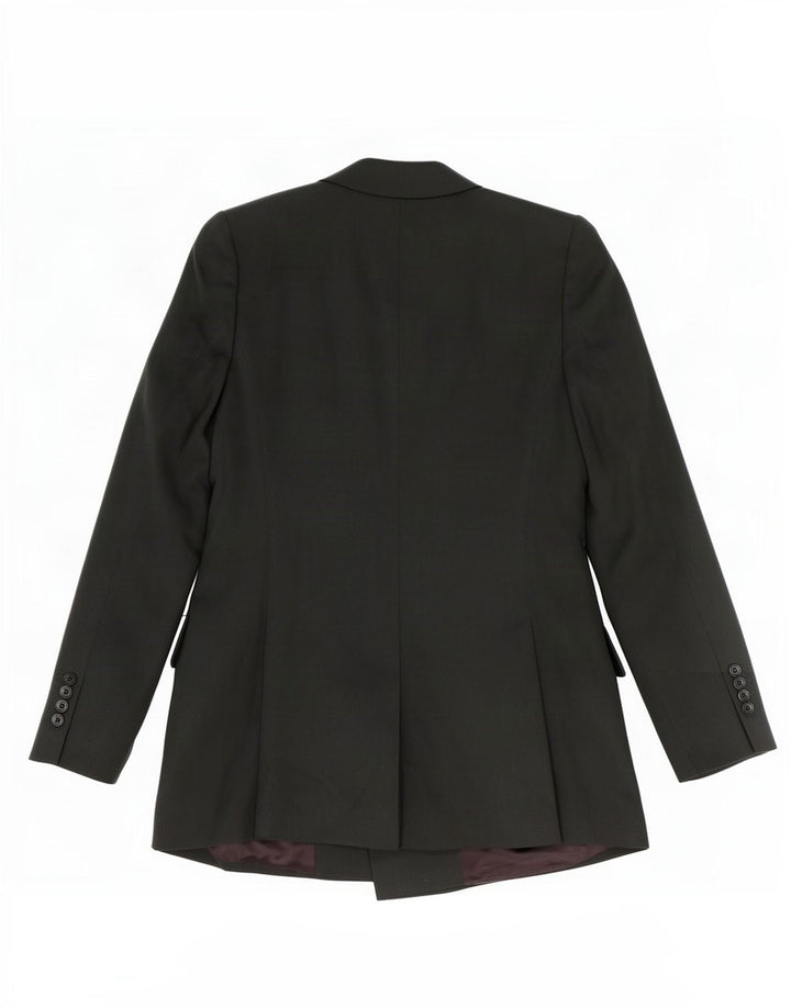 Jachetă Blazer pentru femei Zara, cu două piepturi, UK 10, lyocell verde mic