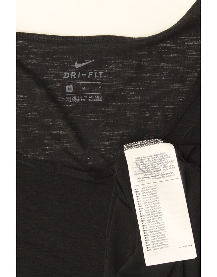 Vesta Nike Dri Fit pentru femei UK 14 Poliester mediu negru