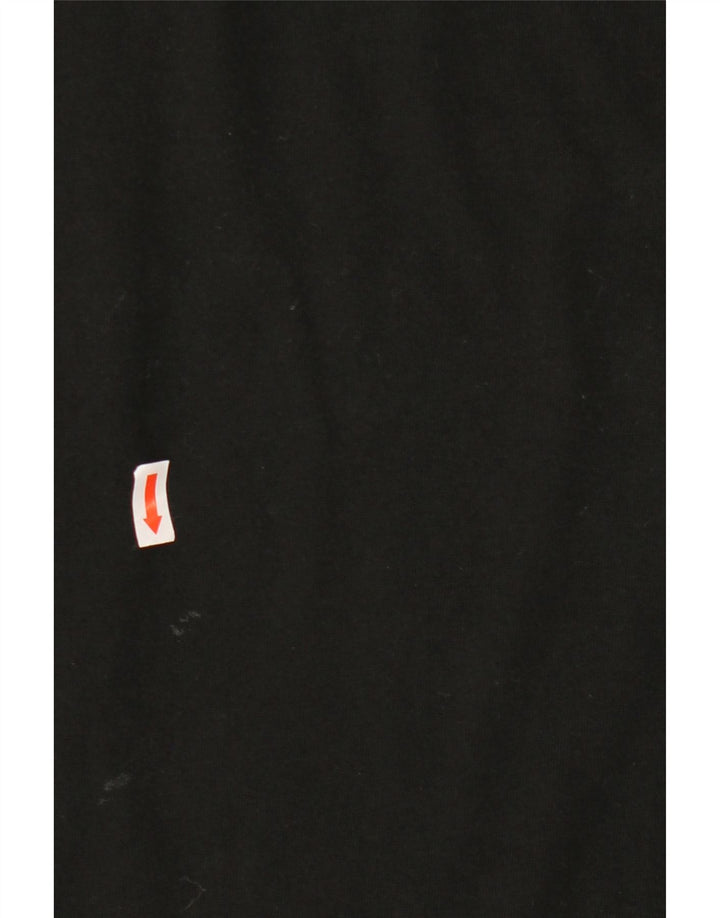 Top pentru bărbați Lacoste cu mânecă lungă, mărime 5, mare, negru, bumbac