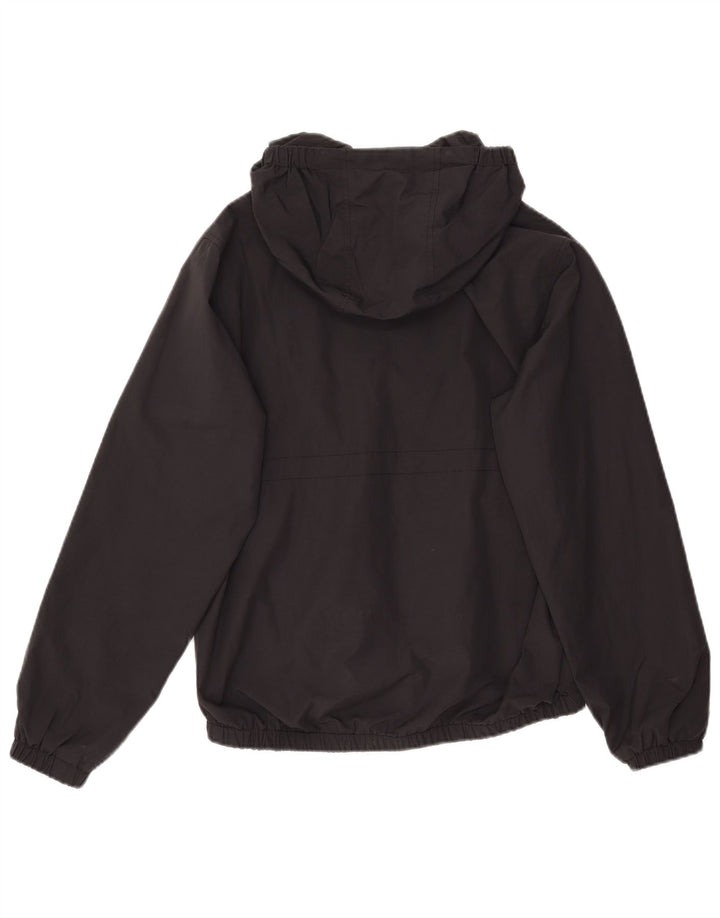 Jachetă bomber cu glugă LYLE & SCOTT pentru băieți 14-15 ani, bumbac negru