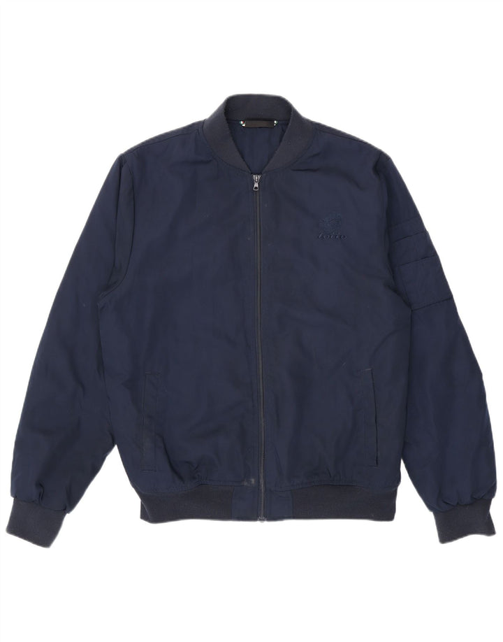 Lotto Bomber Jacket pentru bărbați UK 38 Medium Bleumarin Poliester