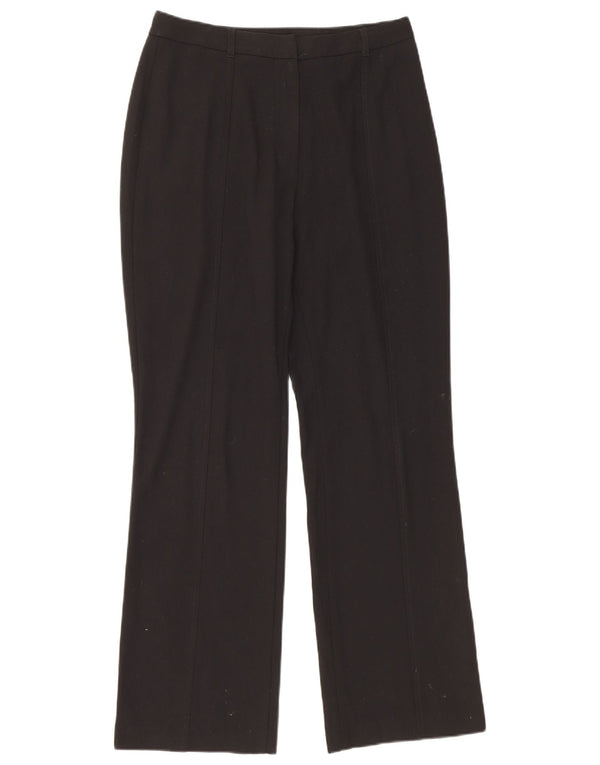 Marks & Spencer Pantaloni casual Bootcut pentru femei UK 12 Medium W30 L30 Negru