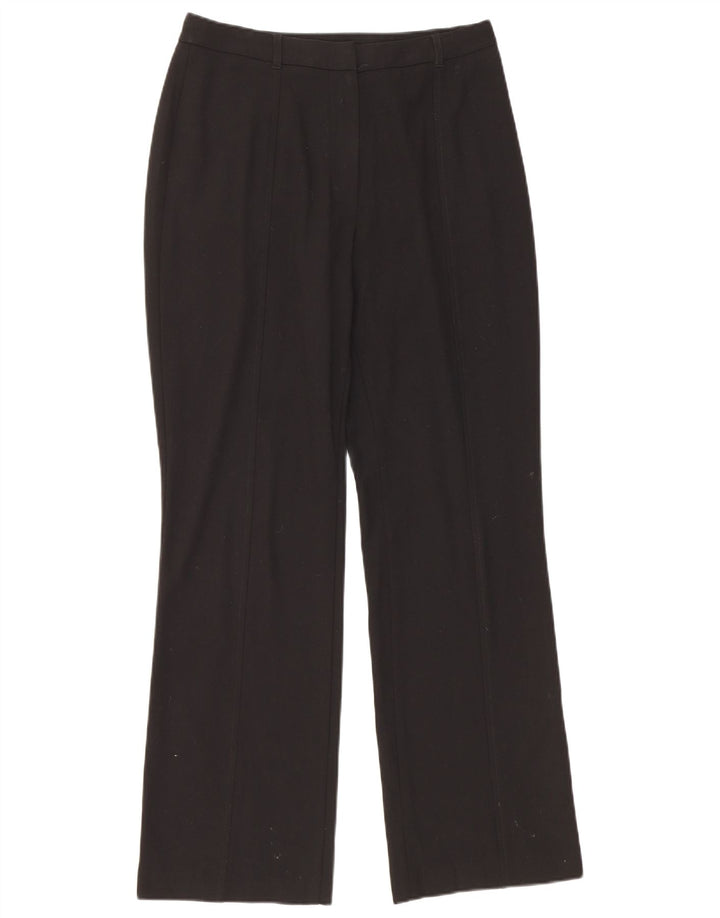 Marks & Spencer Pantaloni casual Bootcut pentru femei UK 12 Medium W30 L30 Negru