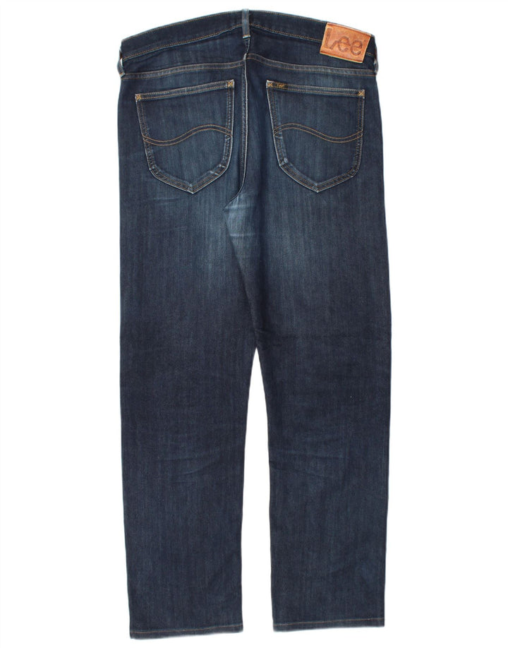 LEE Mens Daren Straight Jeans W34 L30 Blue Cotton