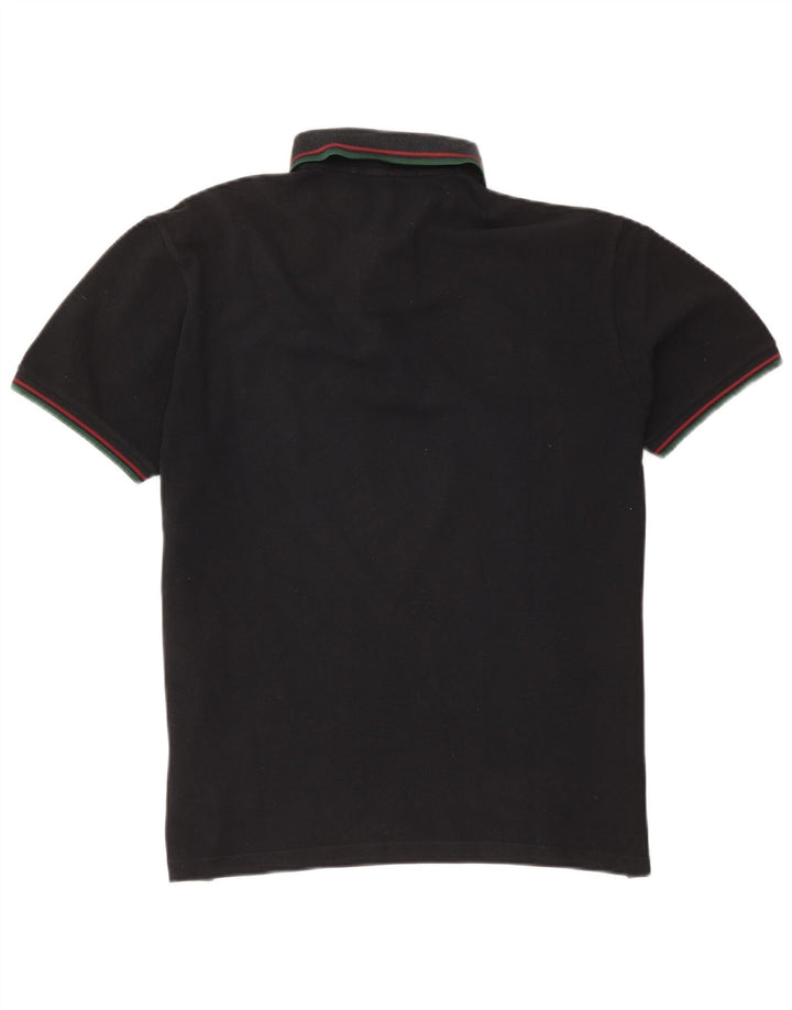 Cămașă polo Fred Perry pentru bărbați, bumbac cu dungi negre medii