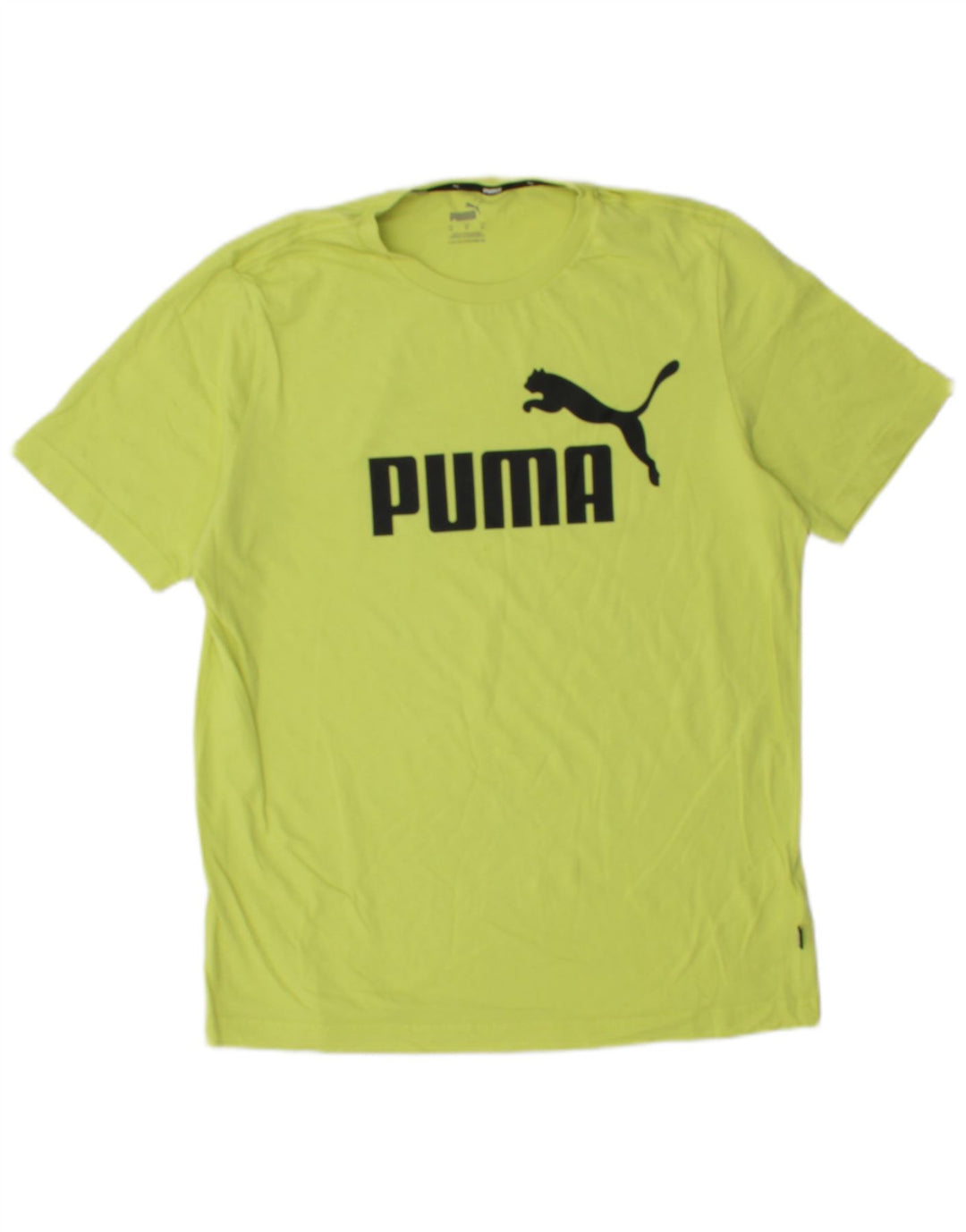 Vestă grafică PUMA pentru bărbați, bumbac verde mediu
