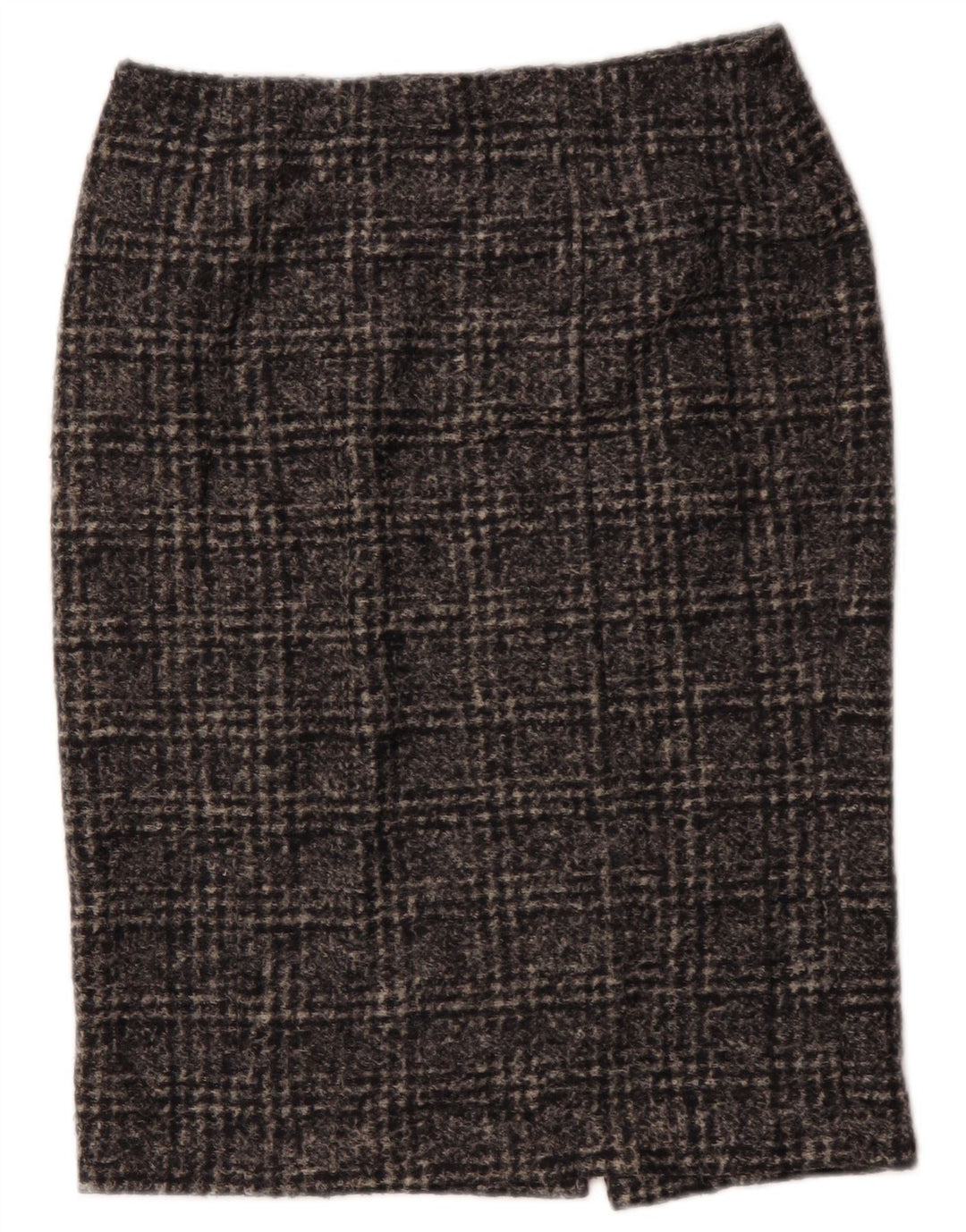 Fusta creion pentru femei Trussardi IT 42 Medium W30 Poliester cu carouri gri