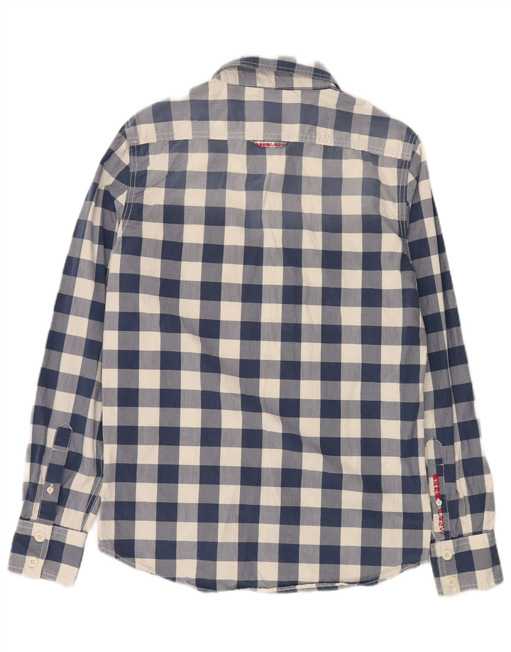 Cămașă pentru bărbați Superdry, mare, bleumarin, din bumbac