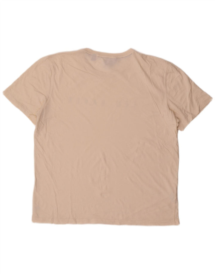 Tricou grafic pentru bărbați Ted Baker Mărimea 4 mare alb