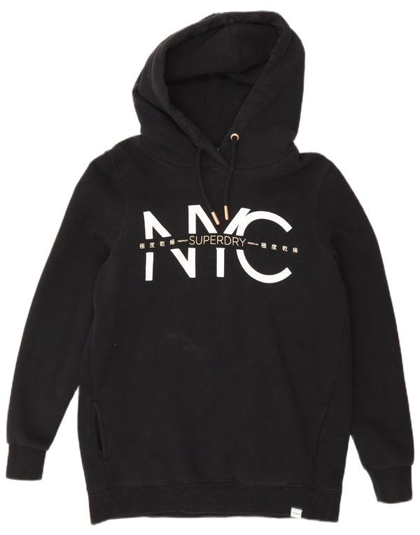 Pulover supradimensionat Superdry pentru femei New York City Graphic, UK 6 XS, negru