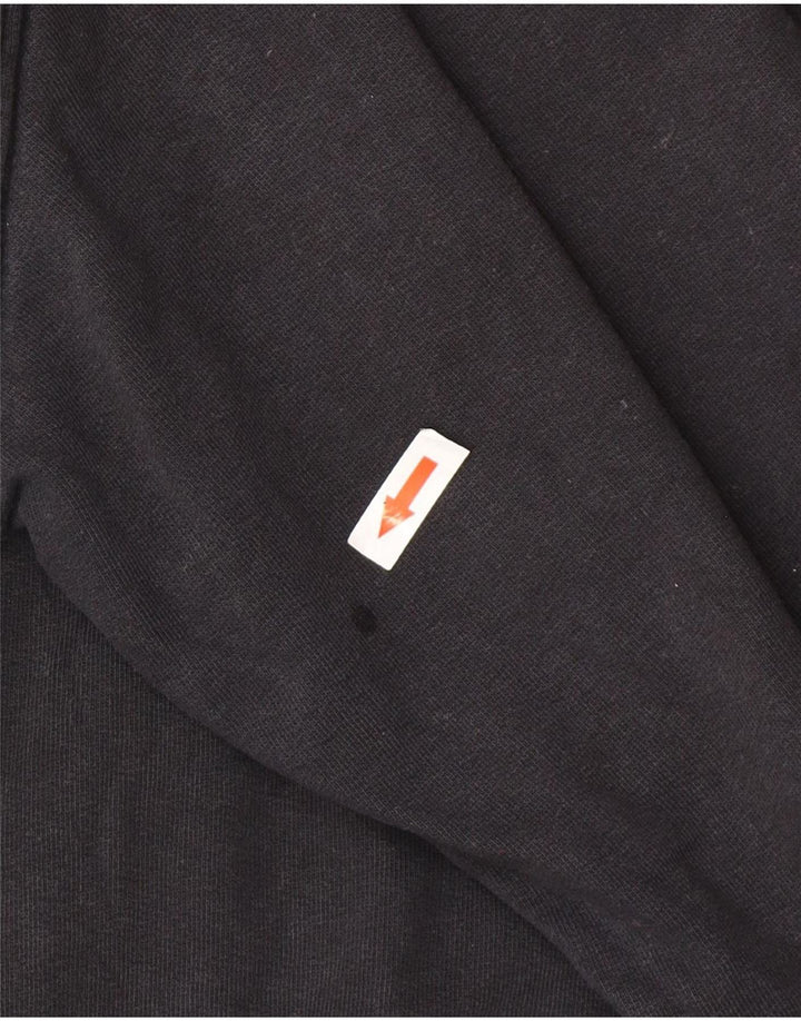 Pulover Vans pentru bărbați, bumbac mediu negru