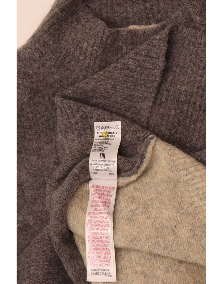 Pulover cu gât țestoasă pentru femei Marks & Spencer UK 14 Gri mediu