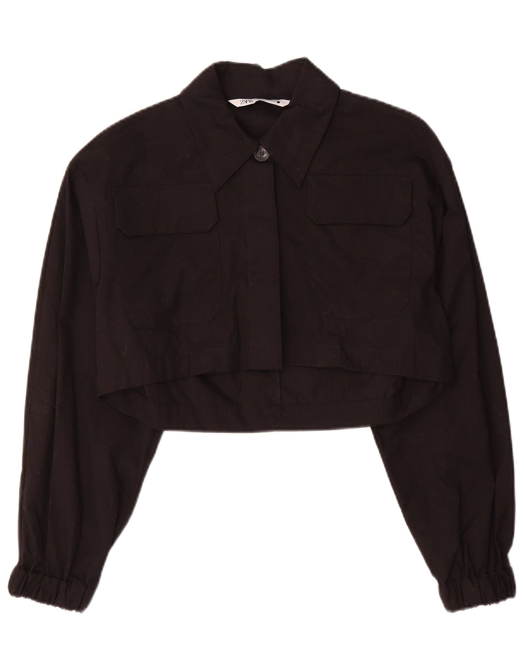 Jachetă Bolero pentru femei Zara UK 6 XS Negru