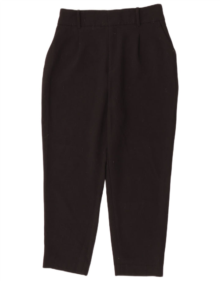 Pantaloni chino conici pentru femei Zara L30 L26 Poliester negru