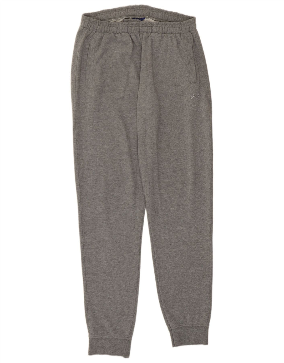 Pantaloni de trening Asics pentru bărbați Joggeri mari, gri bumbac