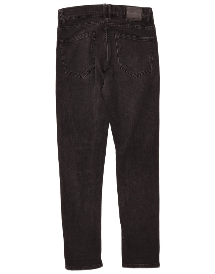Blugi Slim Bărbați ZARA EU 38 Mici W30 L31 Negri