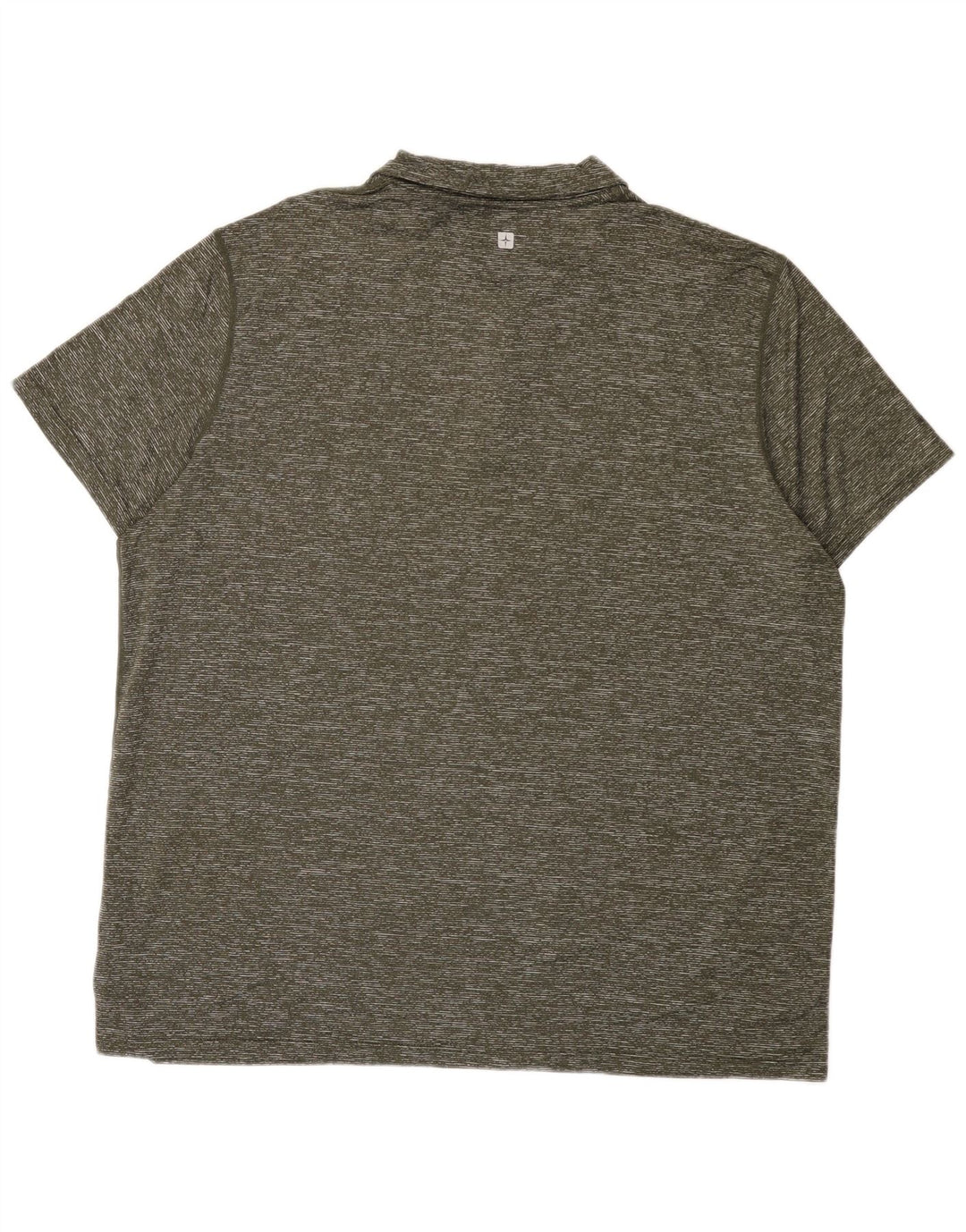 Tricou polo pentru bărbați Mountain Warehouse 2XL Kaki din poliamidă cu pete
