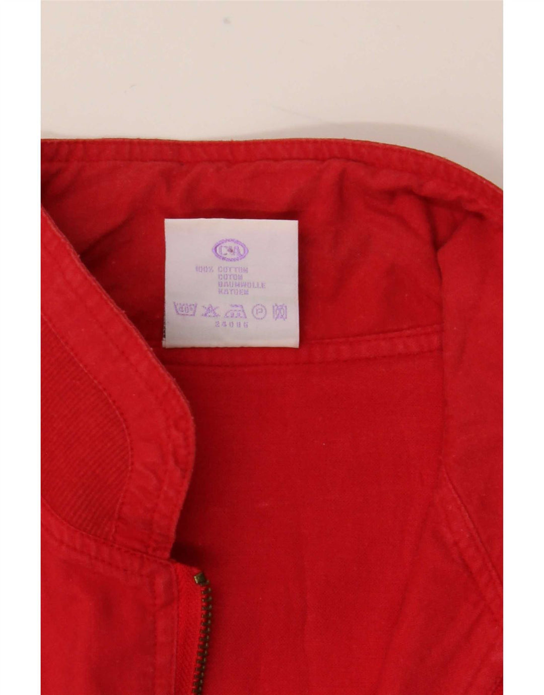C&A New Fast Military Anorak Jachetă pentru bărbați EU 48/50, bumbac roșu mediu