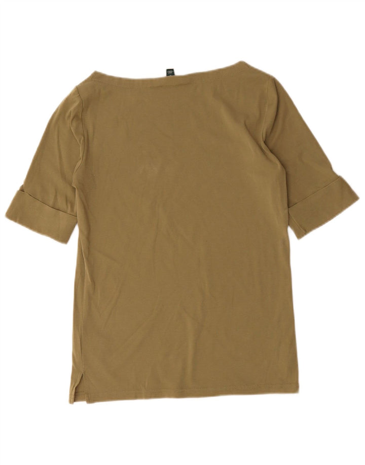 Bluză pentru femei Ralph Lauren UK 12 Medium Khaki Bumbac