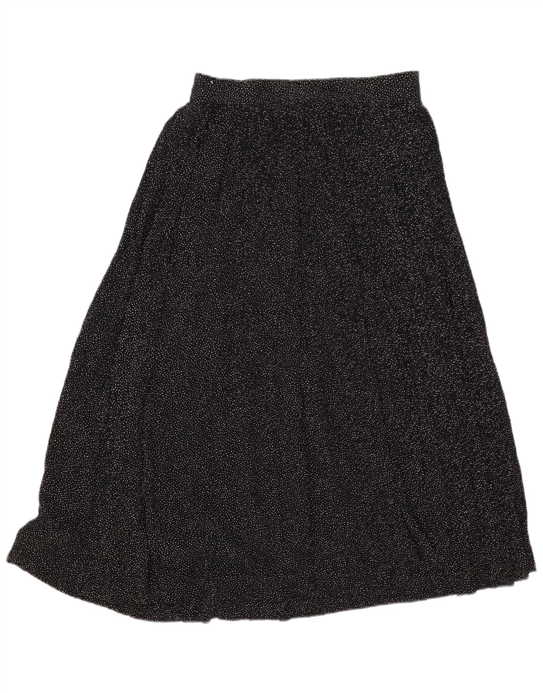 Fusta midi pentru femei Lemon IT 44 Medium W30 Viscoză cu pete negre