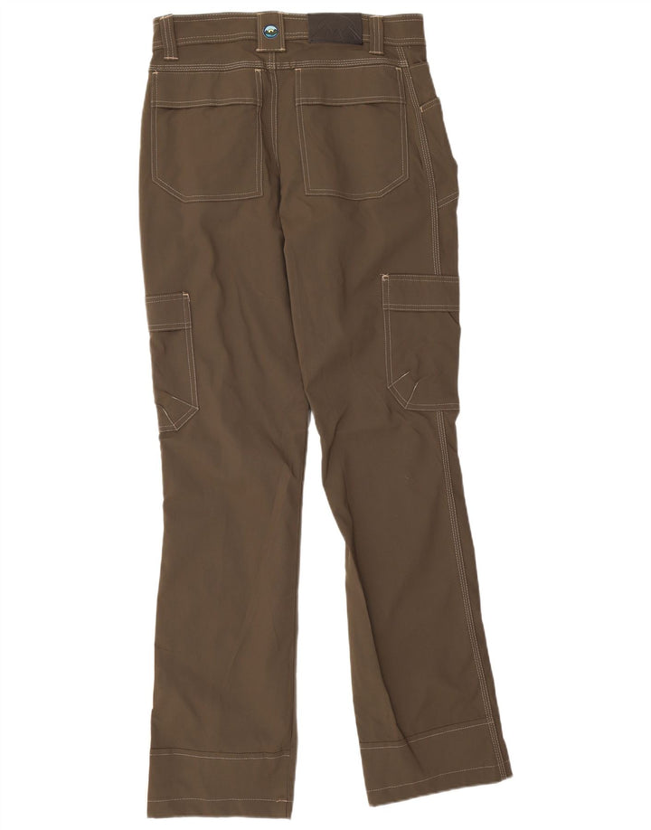 Pantaloni cargo drepti pentru bărbați Wrangler W30 L34 nailon maro