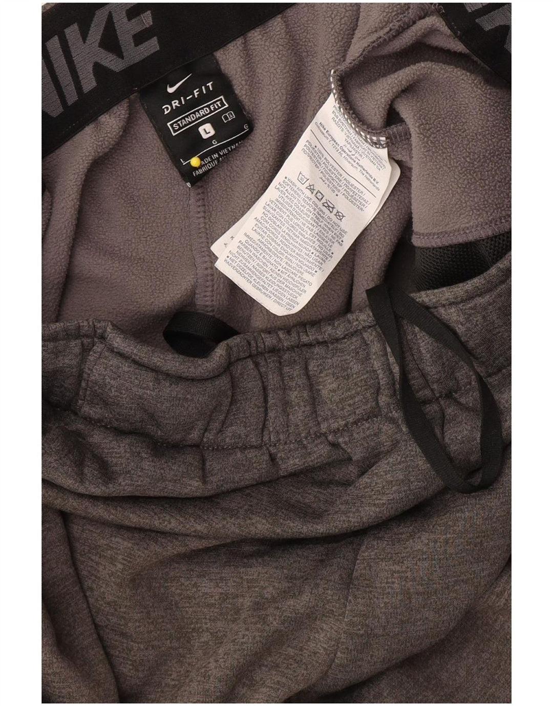Pantaloni de trening standard Dri Fit Nike pentru bărbați Pantaloni de jogging, mari, gri, poliester