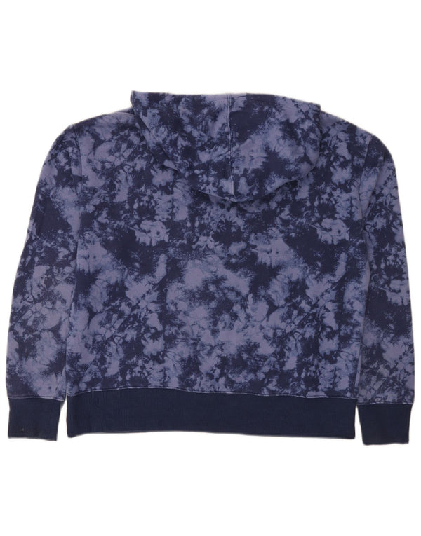 Pulover cu glugă cu grafică Champion pentru femei UK 10 Small Bluemarin Tie Dye