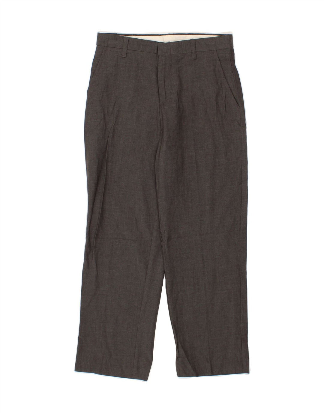 CHAPS Boys Straight Suit Trousers 9-10 Years W26 L24 Grey Polyester Vintage Chaps and Second-Hand Chaps from Messina Hembry 