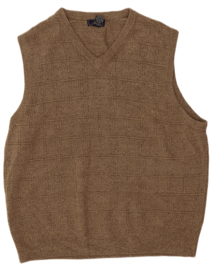 Dockers Mens Vest Tank Top XL Maro Acrilic