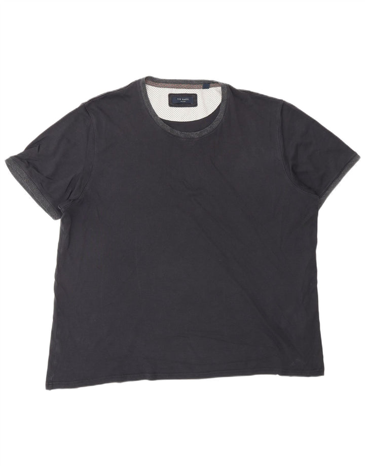 TED BAKER Tricou Bărbați Top 2XL Bumbac Bleumarin