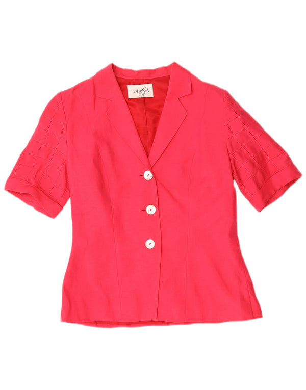 Set fuste vintage pentru femei, 3 nasturi, 2 piese UK 12 Medium W28 in roșu