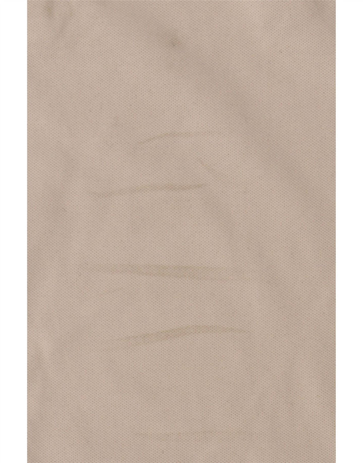 Tricou polo Lacoste pentru bărbați, mărimea 4, bumbac alb mediu