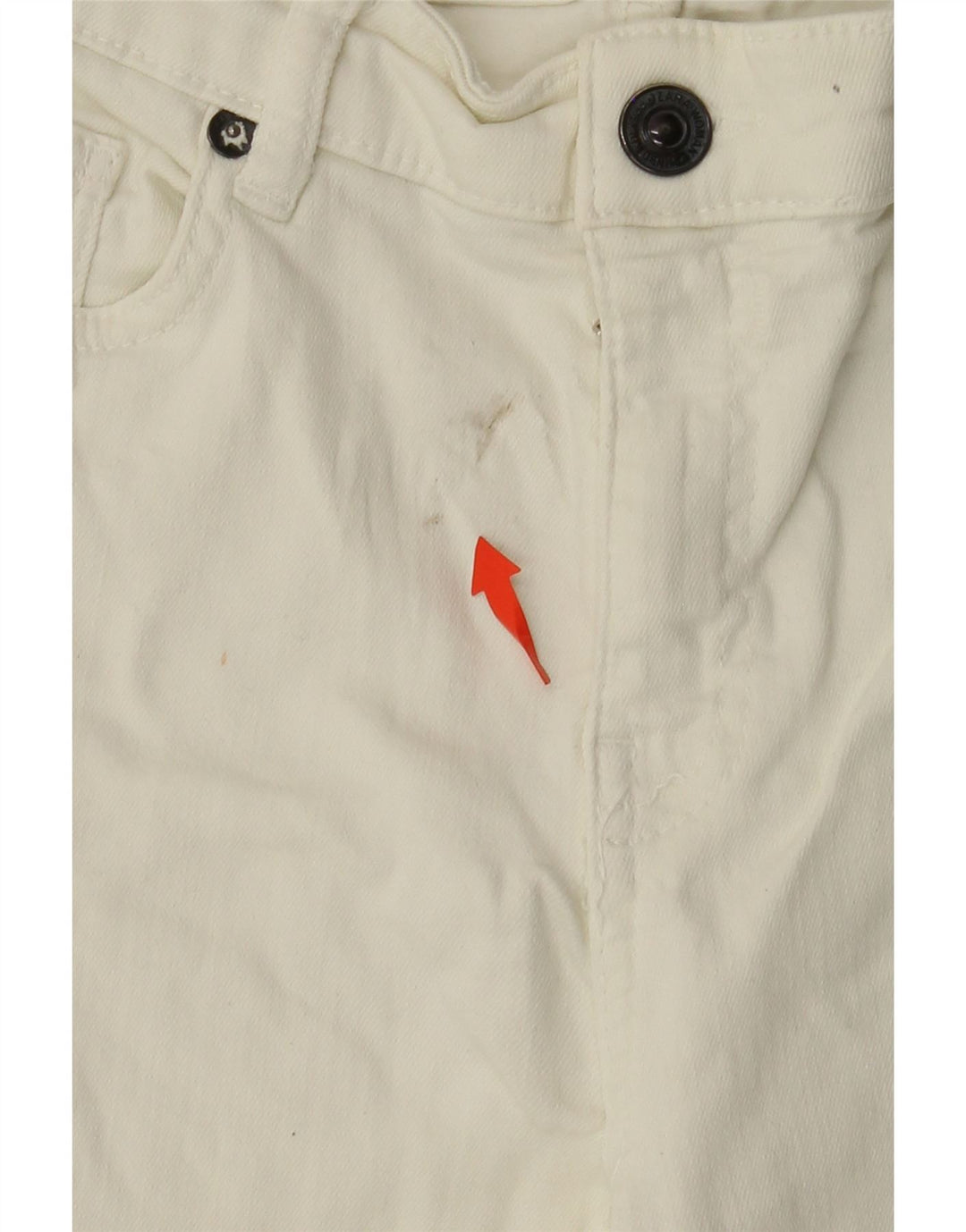 Blugi Slim Femei ZARA EU 38 Mici W28 L26 Alb