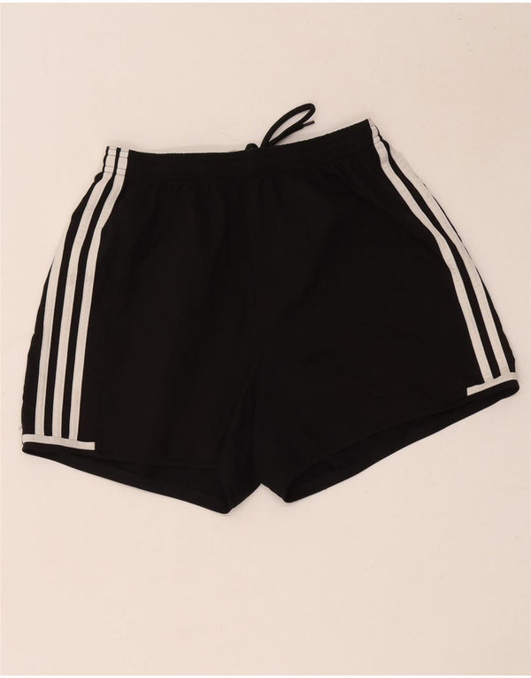 Pantaloni scurți sport Climalite Adidas pentru femei UK 8/10 Poliester negru mic