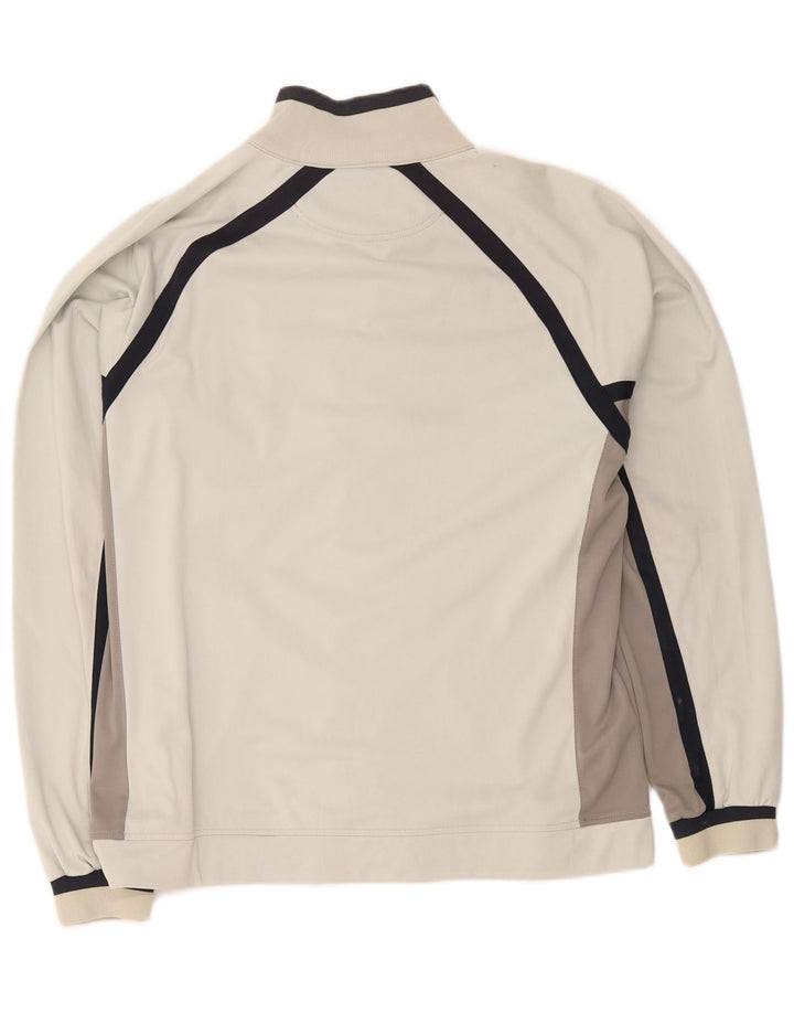 Jachetă de top pentru trening pentru bărbați Champion XL, alb, poliester color bloc