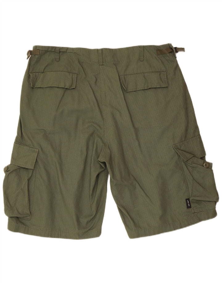 Pantaloni scurți cargo pentru bărbați Mil-Tec XL W38 bumbac verde