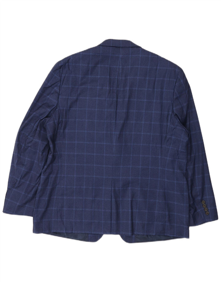 Blazer pentru bărbați Ralph Lauren, cu 2 nasturi, UK 46 2XL, albastru bleumarin, carouri