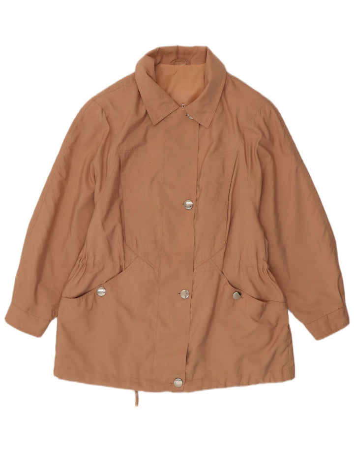 Bomber vintage pentru femei UK 16 mare, bej, poliester