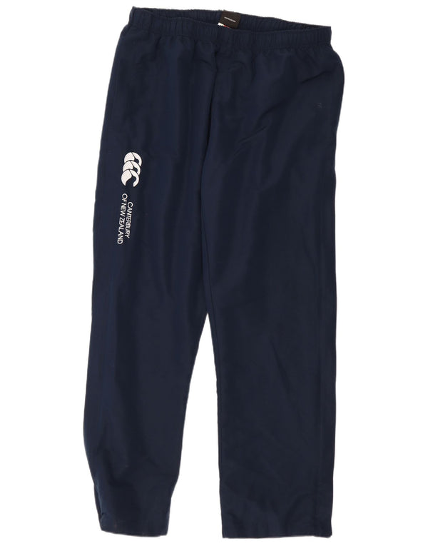 Canterbury Mens Graphic Windbreaker Trousers 2XL  Navy Blue Polyester