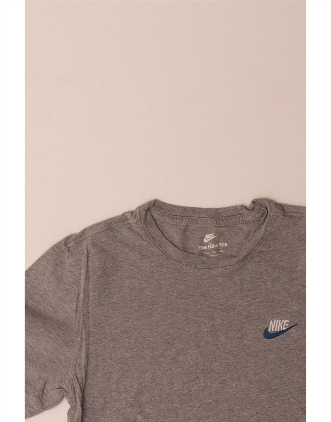 Tricou pentru bărbați NIKE Top mic, gri, bumbac